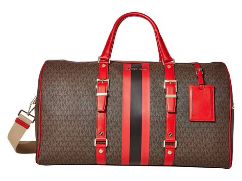 michael kors large carry on duffle bag|Michael Kors travel suitcase.